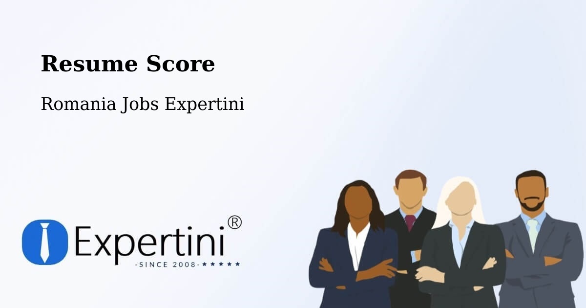 Resume Score & Job Description Match Tool – Moacşa - Romania Jobs Expertini